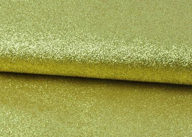 Çin Sparkly Güzel Pu Glitter Kumaş Eko Dostu PU Sentetik Malzeme Düz Renk Tedarikçi