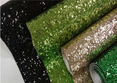 Çin Dimi Yedekleme Güzel Glitter Kumaş, Duvarlar İçin Renkli Glitter Kumaş Rulo Tedarikçi