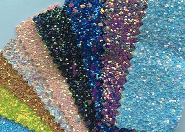 Çin Moda Tıknaz Glitter Kumaş 3D Hairbows Için Glitter Kumaş 54/55 &quot;Genişlik Tedarikçi