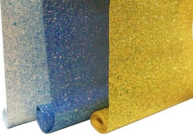 Çin Çantalar İçin Duvar Kağıdı Kaplaması İçin Glitter Suni Deri Kumaş, DIY Dekorasyon Malzemesi Tedarikçi