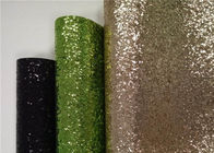 Çin Flok Bez Sırtlı Oturma Odası 50m Çok Renkli Glitter Kumaş şirket