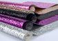 Salon Dekorasyon Duvar Kağıdı Glitter Kumaş Rulo Pu Aritificial Deri Tedarikçi