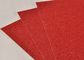 Düğün Davetiyesi için 300gsm Kırmızı Glitter Kağıt 0.5mm Kalınlığı Dekorasyon Tedarikçi