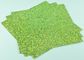 Dokuma Yedekleme ile 12 * 12 inç Boyut Açık Yeşil Glitter Kağıt DIY Glitter Kağıt Tedarikçi