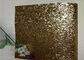 Hunky Tekstil Tıknaz Glitter Kumaş Rulo Duvar Kaplamaları Şampanya Rengi Tedarikçi