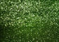 Ayakkabı ve Duvar Kağıdı İçin Açık Yeşil Buzlu Tıknaz Glitter Kumaş 0.55mm Kalınlığı Tedarikçi