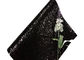 PU Tekstil Tıknaz Glitter Kumaş Duvar Kaplamaları Siyah Duvar Kağıdı 25cm * 138cm Tedarikçi