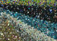 3D Tıknaz Glitter Pamuklu Kumaş Dekor KTV Tekstil Duvar Kağıdı Duvar Bezi Tedarikçi