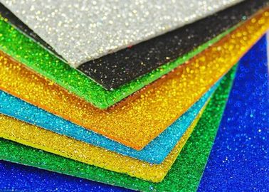 Çin Çocuklar Için renkli Craft Glitter EVA Köpük Levha İnce EVA Kağıt DIY Kesme Fabrika