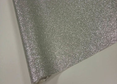 Çin 1.38m Genişlik Moda Glitter Etkisi Duvar Kağıdı Sparkly Oturma Odası Duvar Kağıdı Dekor Fabrika