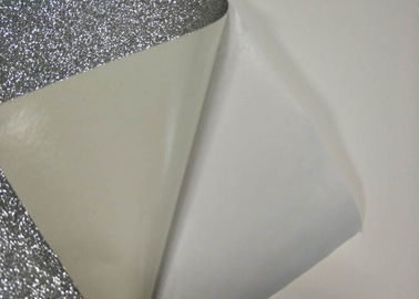 Çin Jumbo Rolls ile Gümüş Su Aktif Kendinden Yapışkanlı Glitter Kağıt 12 &amp;quot;* 12&amp;quot; Fabrika