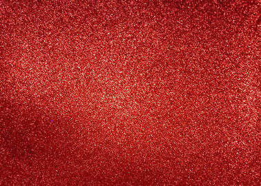 Çin Elbiseler, Soğuk Direnç Parlak Glitter Kumaş için Kırmızı Kırmızı Glitter Kumaş Fabrika
